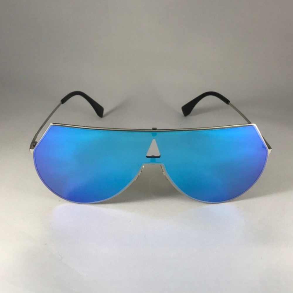 Authentic Fendi Eyeline Sunglasses Mirrored Blue
